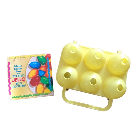 jello Holiday Vtg Jello Jiggler Egg Mold Easter Original W Recipes